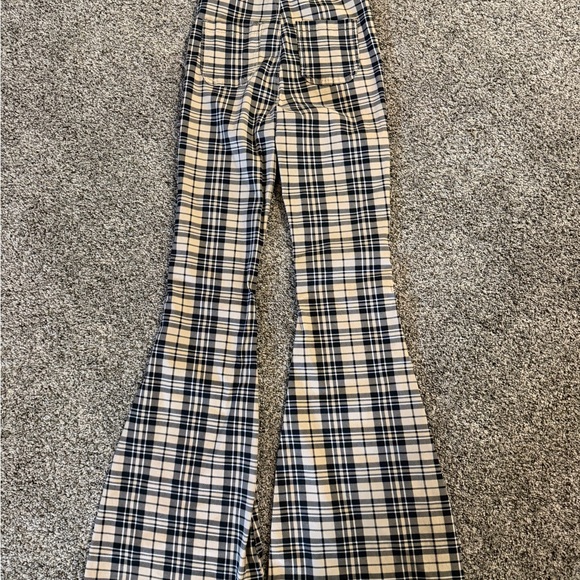 EUC WOMENS JCJQ MEDIUM STRETCH Plaid black nude Women's Jeans FLARES BOUTIQUE - Picture 4 of 8